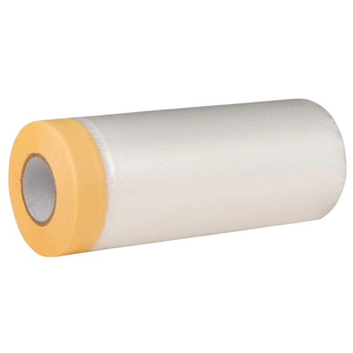 Малярна захистна стрічка із плівкою 2100х20 м (Best) — будматеріали для майстрів та виконробів | Dirom