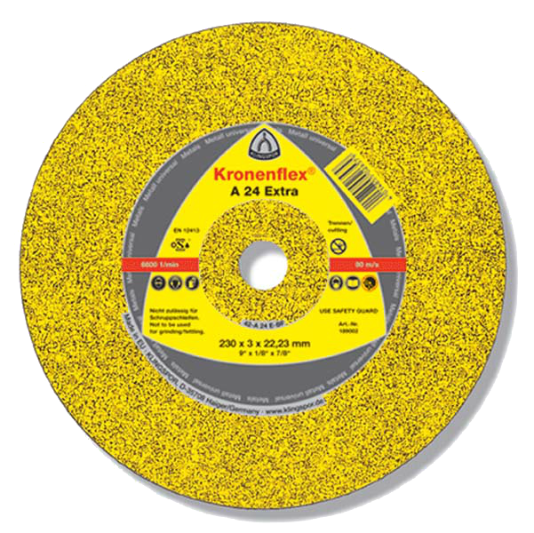 Диск отрезной по металлу KRONOFLEX A 24 Extra (230 х 3 х 22,23, GER) 13492 — строительные материалы для мастеров и прорабов | Dirom