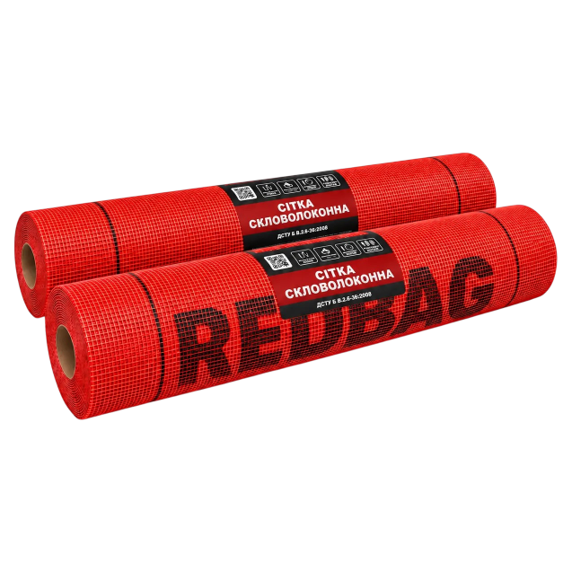 Сітка скловолоконна RED BAG 4*5 1*50м 145 г/м2 — будматеріали для майстрів та виконробів | Dirom