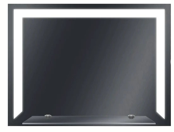 Зеркало ALITA 04 с полкой и з Led подсветкой 500х690 — строительные материалы для мастеров и прорабов | Dirom