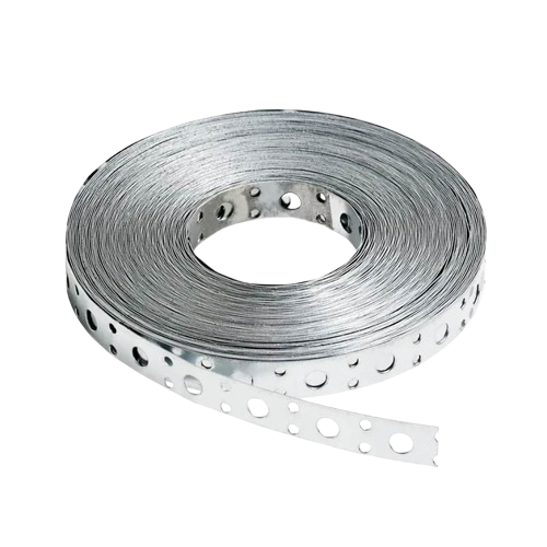 Лента монтажная перфорированная металлическая 18мм (0.6мм*20м) — строительные материалы для мастеров и прорабов | Dirom