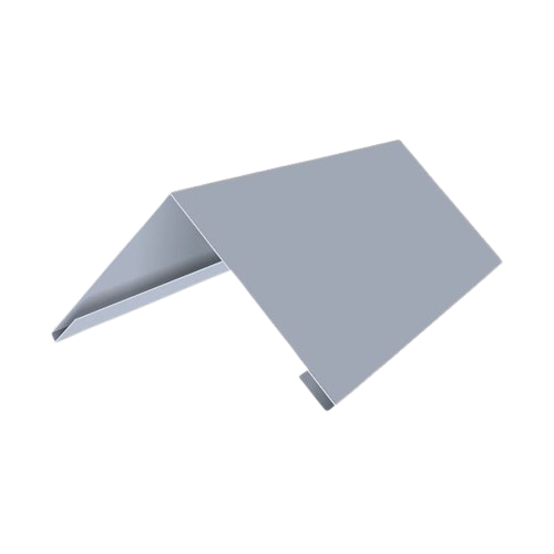 Конек кровельный угловой оцинкованный 0,4мм 2м (полка 170мм) — строительные материалы для мастеров и прорабов | Dirom