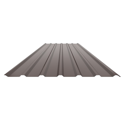 Профнастил стіновий ПС-20 RAL 8017 (шоколад) 0,40 мм 1170/1130*2000 (1лист 2,34кв.м) — будматеріали для майстрів та виконробів | Dirom