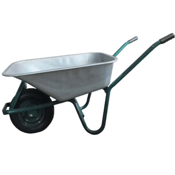 Тачка строительная одноколесная усилен.WB6414T  объем вода/песок 90/170л, грузопод 160кг, вес 12кг — строительные материалы для мастеров и прорабов | Dirom