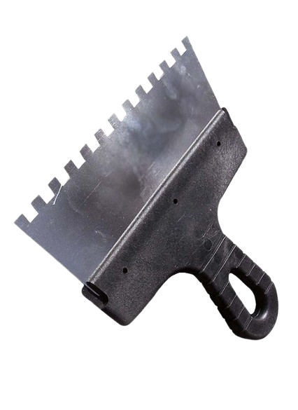 Шпатель зубчастий 150*6*6мм (Hand Tools 020-06) — будматеріали для майстрів та виконробів | Dirom