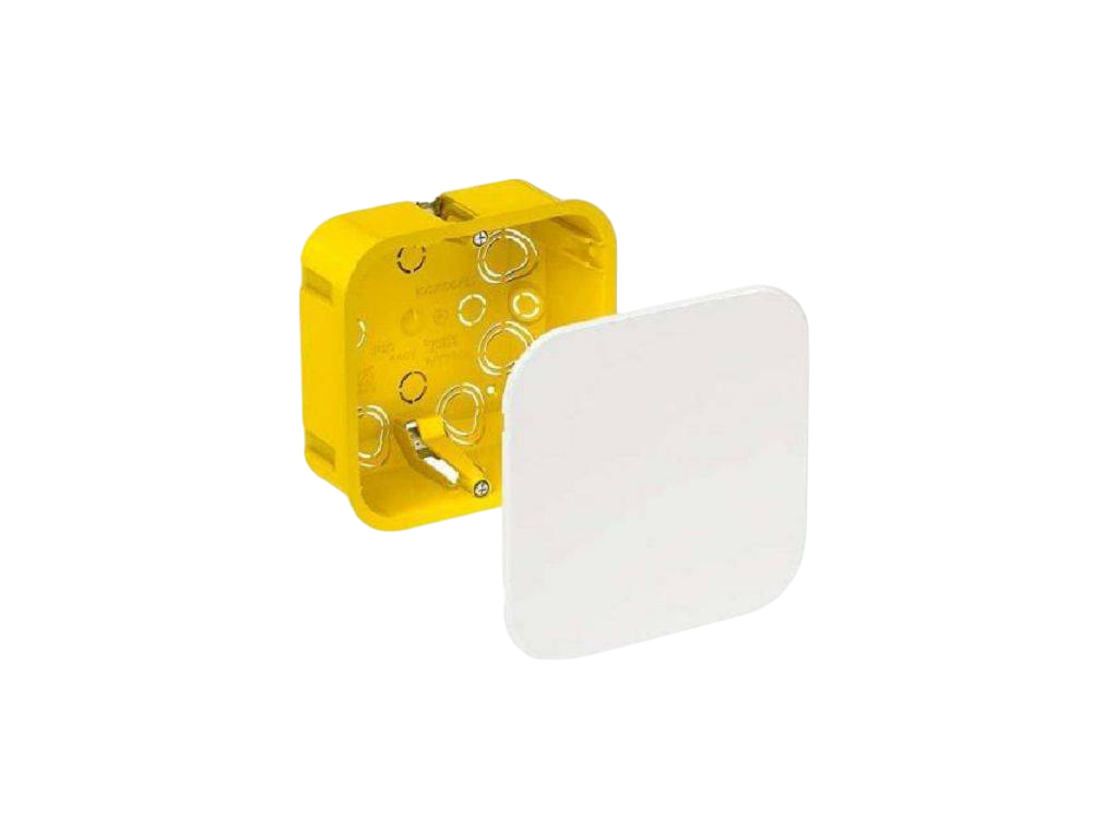 Коробка распределительная Schneider 100х100х50 для пустых стен IMT35161 — строительные материалы для мастеров и прорабов | Dirom