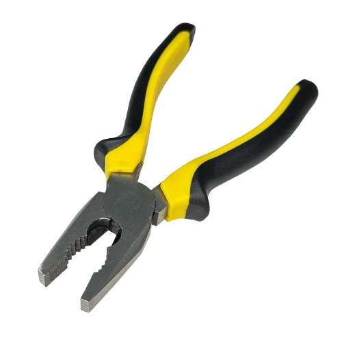 Плоскогубцы желто-черная ручка  7' — строительные материалы для мастеров и прорабов | Dirom