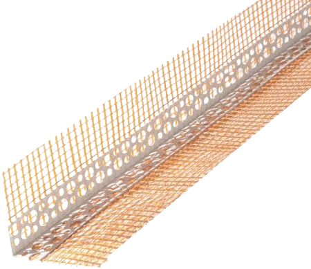 Кутник пласт. перфорований з склосіткою TERMOMASTER  7*7см 3м (упак.100шт) — будматеріали для майстрів та виконробів | Dirom